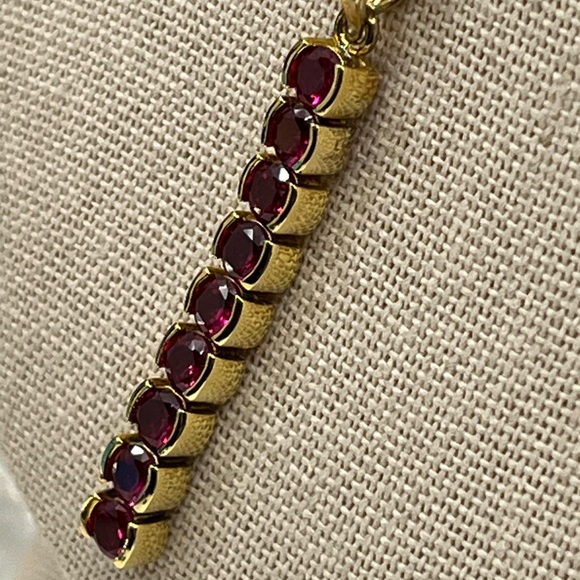 Vintage Technibond Classic 18K Gold Bonded 925 Necklace & Earring Set - Picture 11 of 17